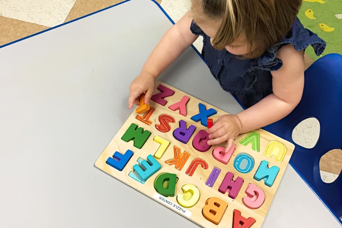 A Library & Gross Motor Area Support Their Budding Interests 9
